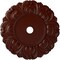 Ekena Millwork Angel Ceiling Medallion (Canopies up to 15 3/4"), 32 1/4"OD x 3 5/8"ID x 1 1/8"P, Brushed Mahogany CM32ANBMF - alternate 1